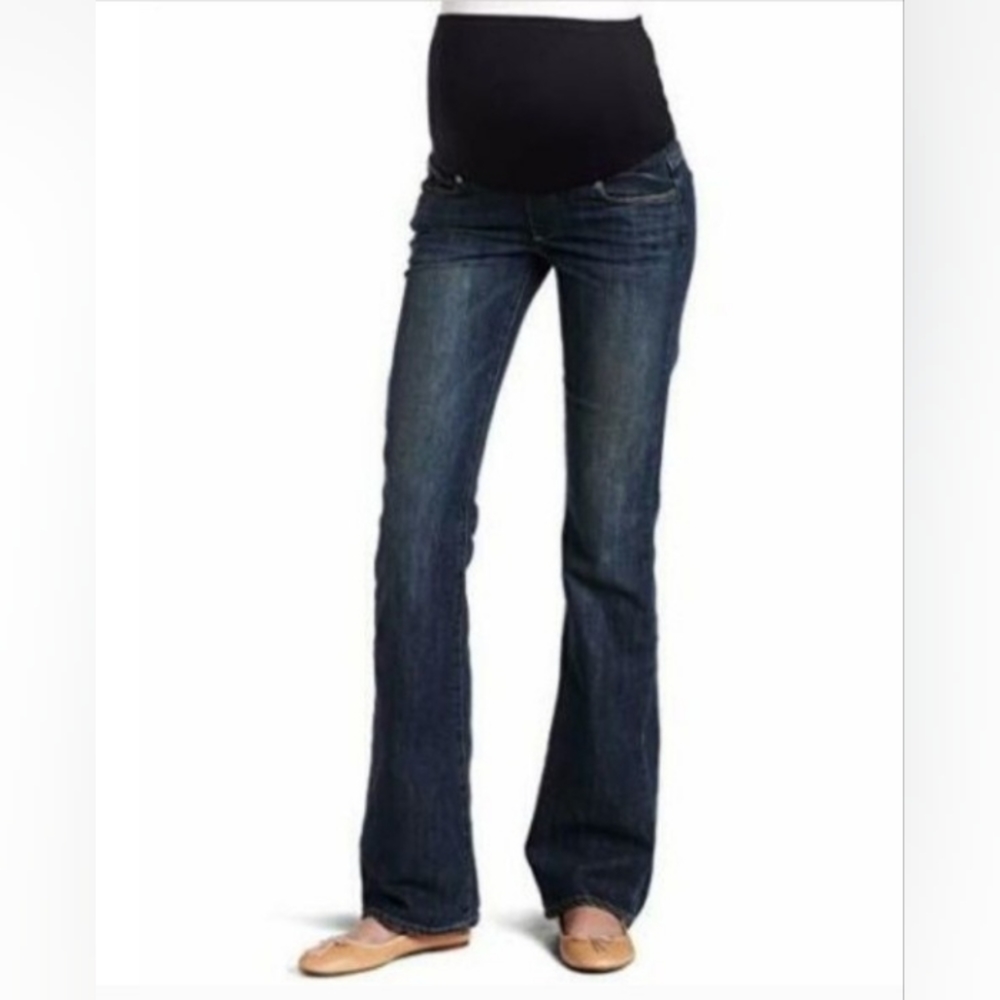 PAIGE Maternity Jeans | Blue Heights | Size 27|